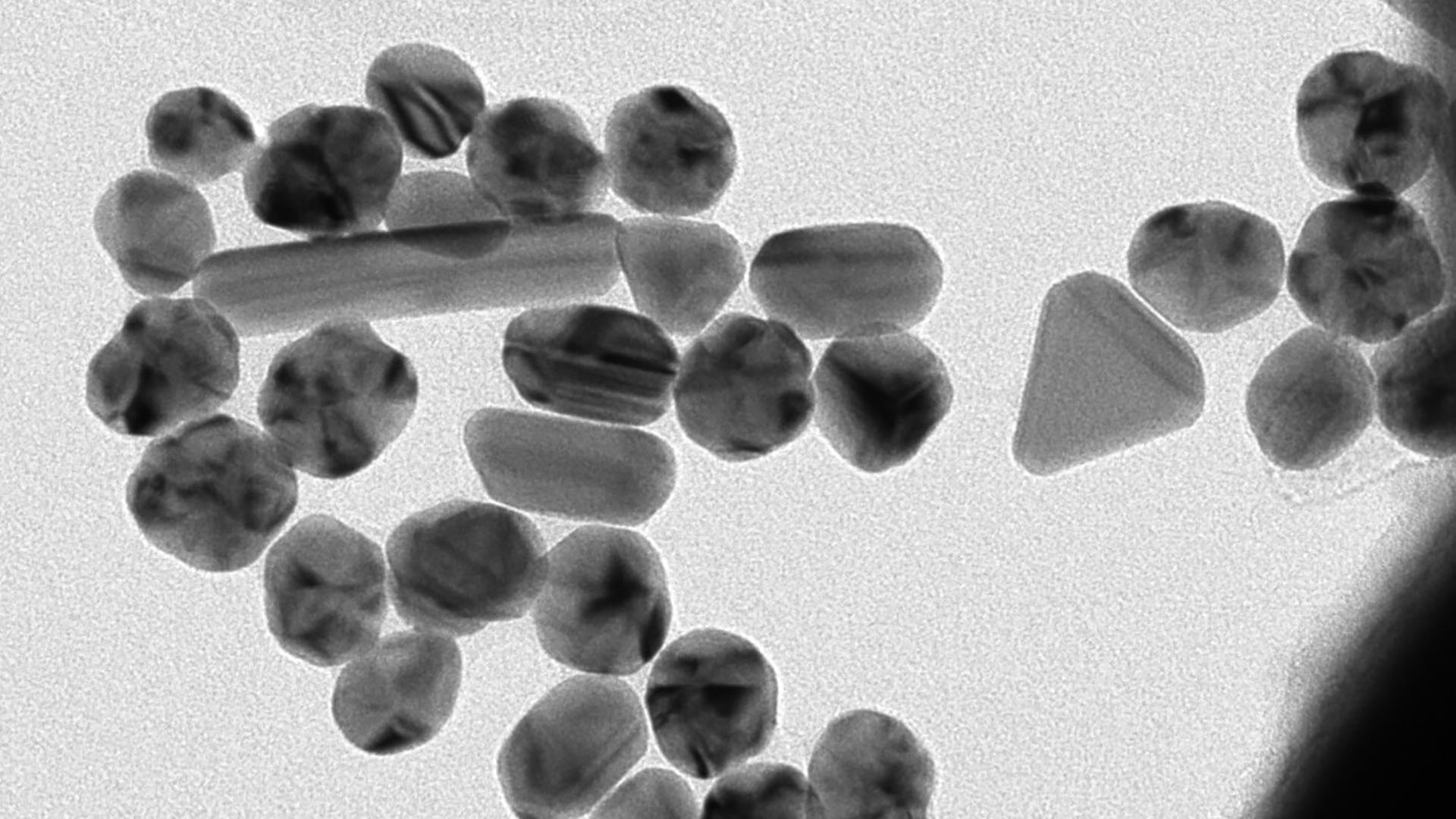 Elements nanométriques. Illustration de la visite "Nano : à votre santé" par le CNRS.